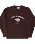 Maison Paddle Classic Ribbed Knit Sweater
